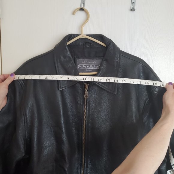 Men's Boutique of Leathers Black Leather Jacket - Picture 11 of 11